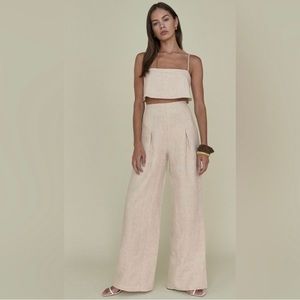 NWT REFORMATION Cleo Linen two piece petite